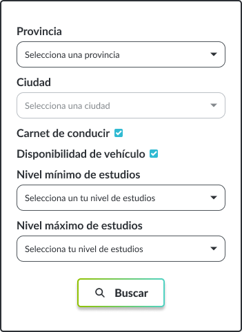 Filtro de candidatos avanzado